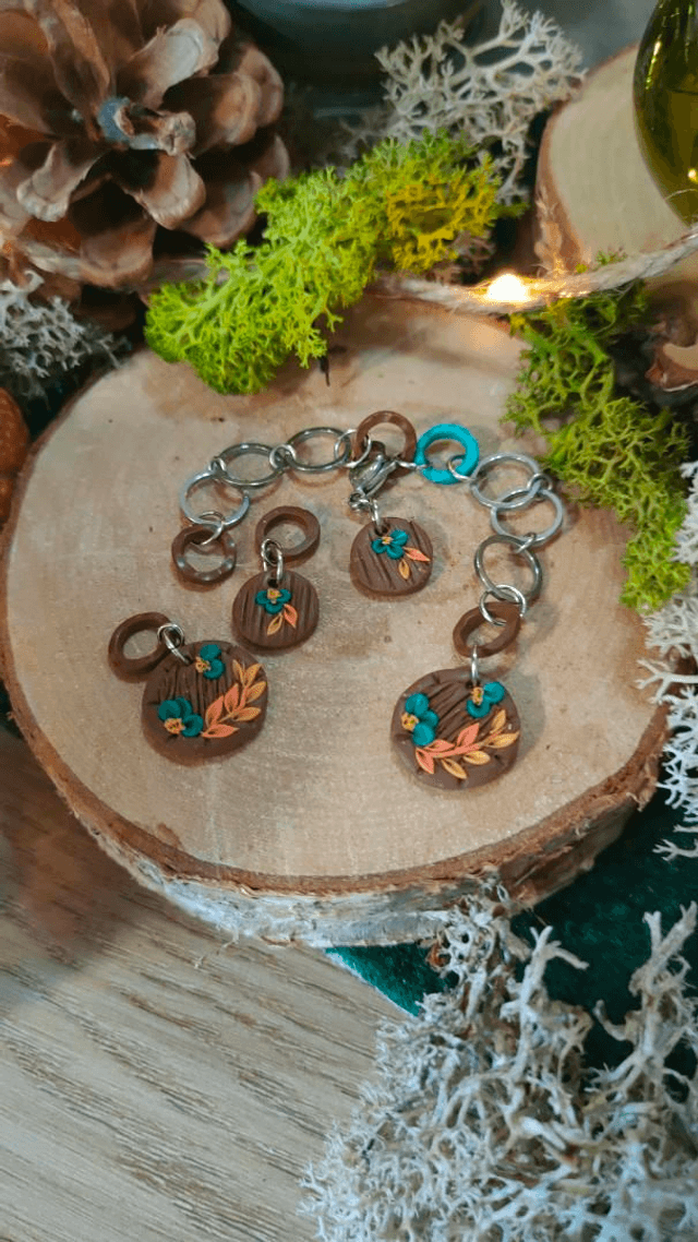 Compte-rang Hobbit turquoise