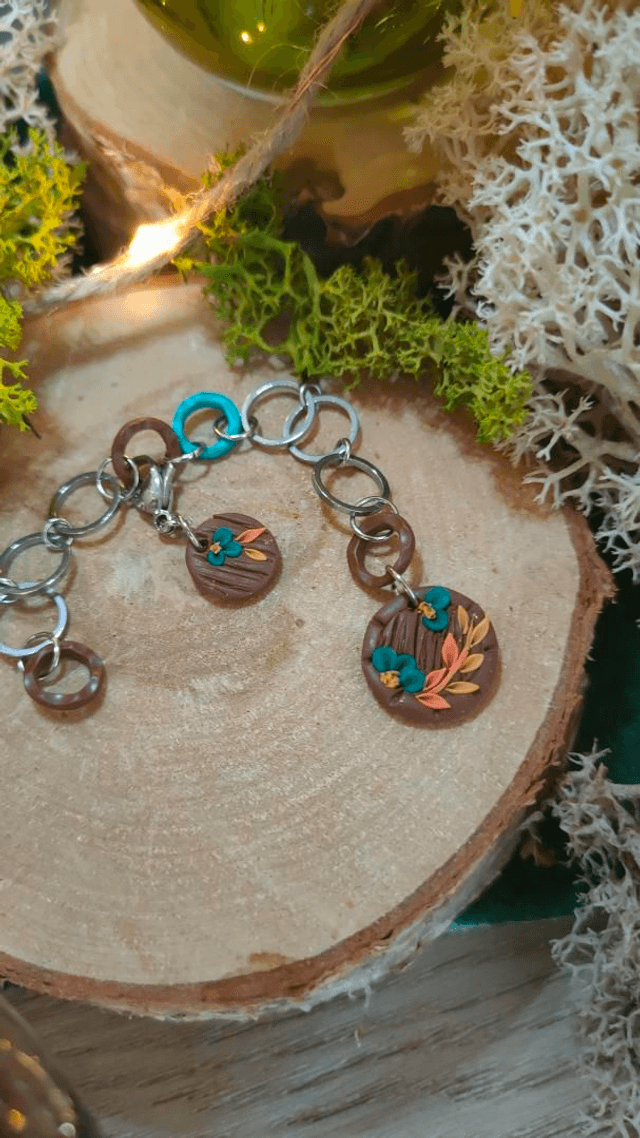 Compte-rang Hobbit turquoise