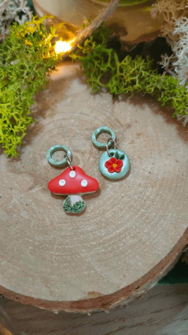 Marqueur Champignon lot de 2