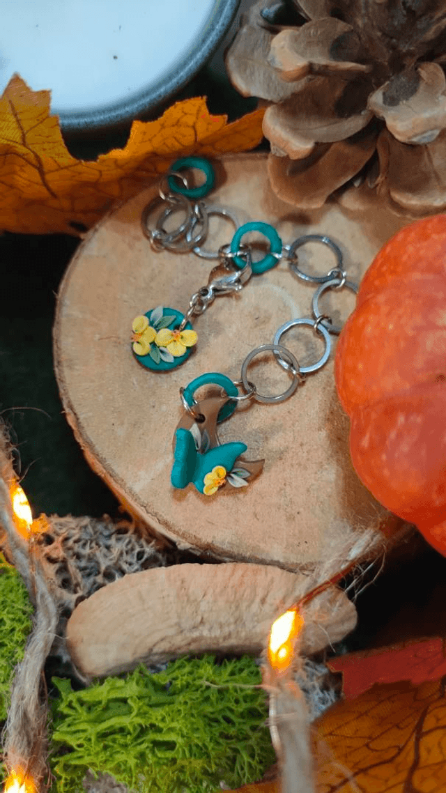 Compte-rang Moonlight papillon