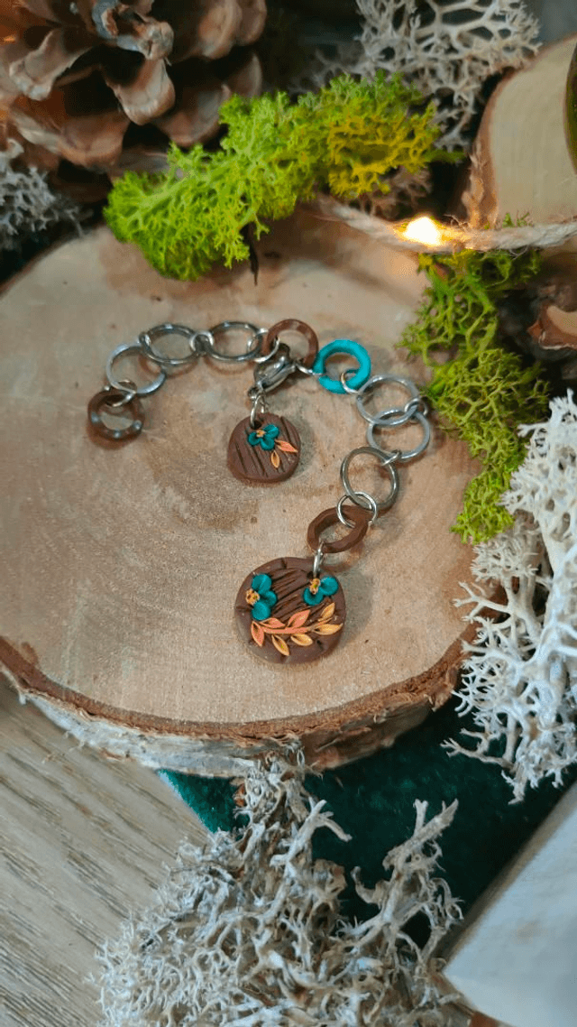 Compte-rang Hobbit turquoise