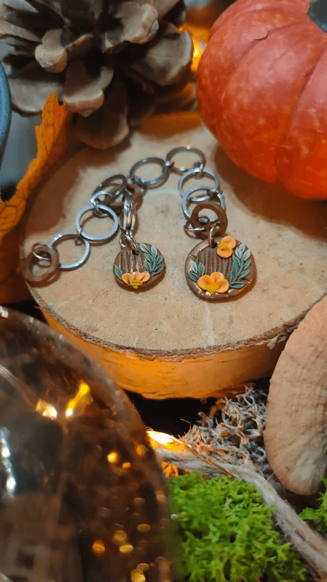 Compte-rang Porte de Hobbit orange